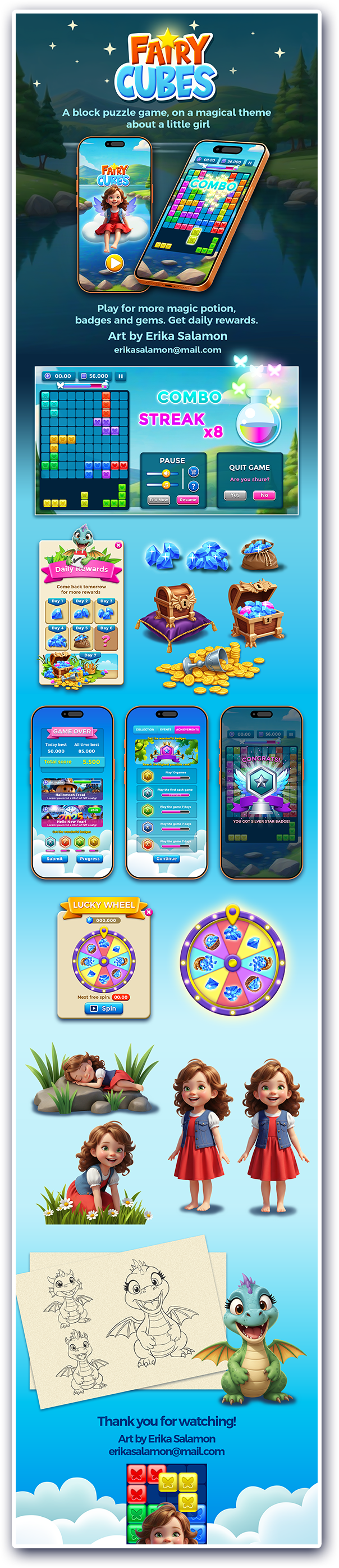 Game art concept piece by Erika Salamon